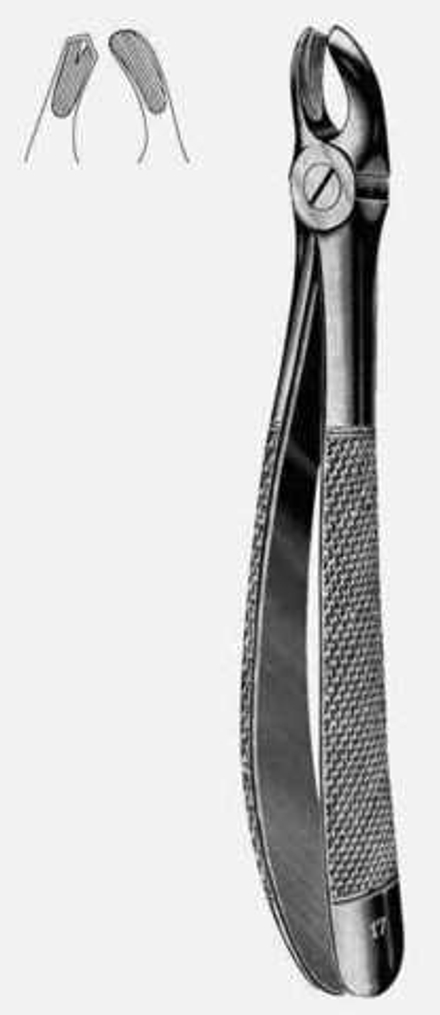 Щипцы для удаления моляров верхней челюсти правой стороны 17 ВР-Щ-174