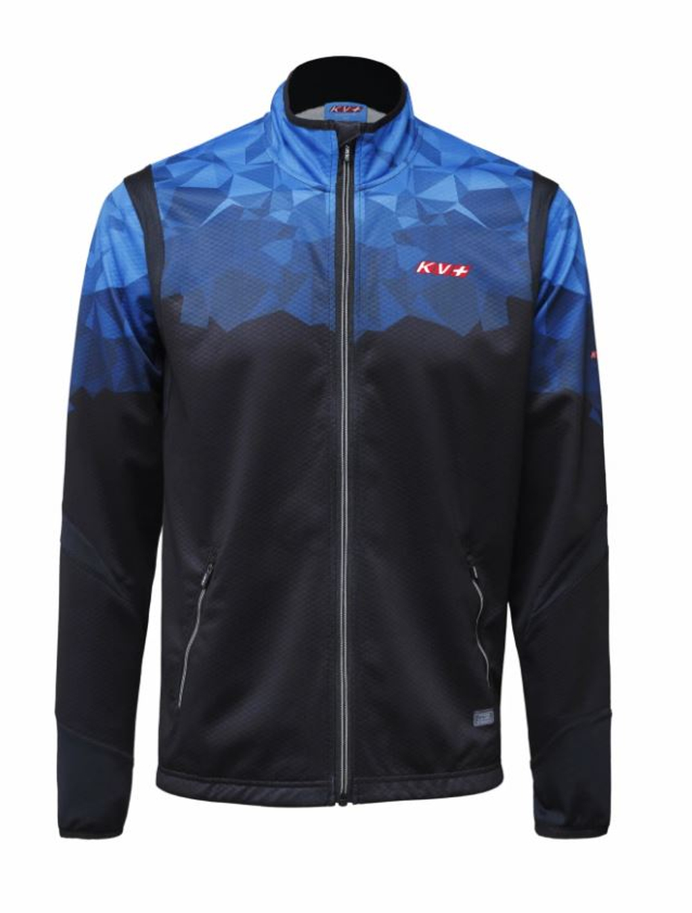 Куртка разминочная KV+ TORNADO black/blue, мужская, 22V104.12