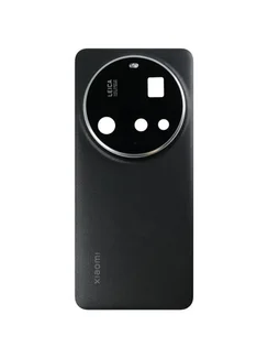 Задняя крышка для Xiaomi Mi 15 Ultra черная (Black) со стеклом камеры