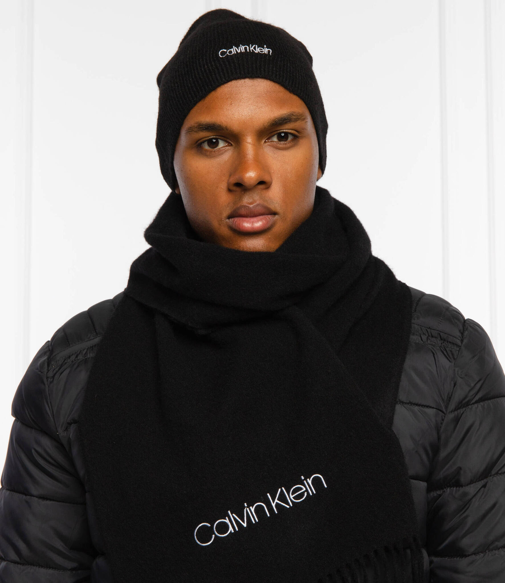 шаль + шляпа Calvin Klein - черный(K50K507552)