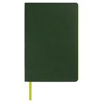 Блокнот в клетку А5 (148x218 мм), 80 л., под кожу темно-зеленый BRAUBERG "Metropolis Mix", 111037