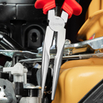 Длинногубцы прямые, 200 мм, хром-ванадий, двухкомпонентные рукоятки Matrix