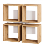 Полка Ион 5 крафт/белый