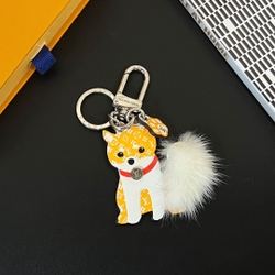Louis Vuitton Shiba Key Holder And Bag Charm