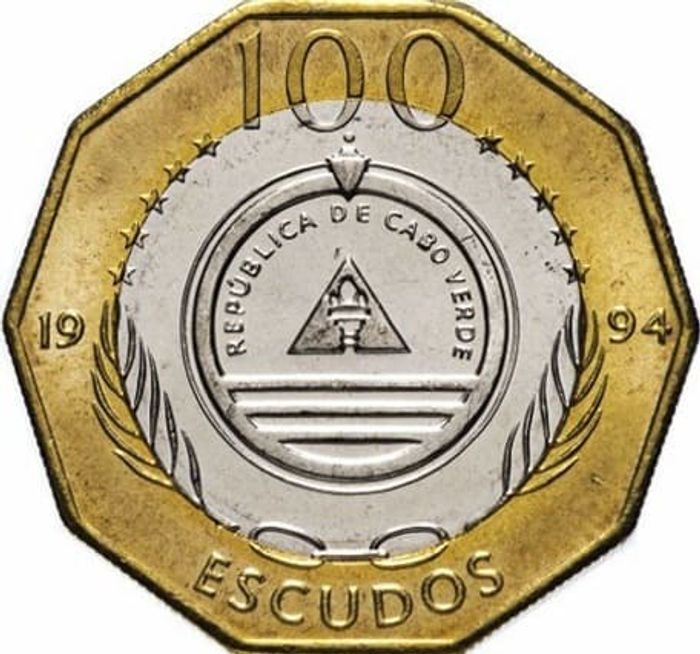 100 эскудо 1994 Кабо-Верде (Растения, светлое кольцо)