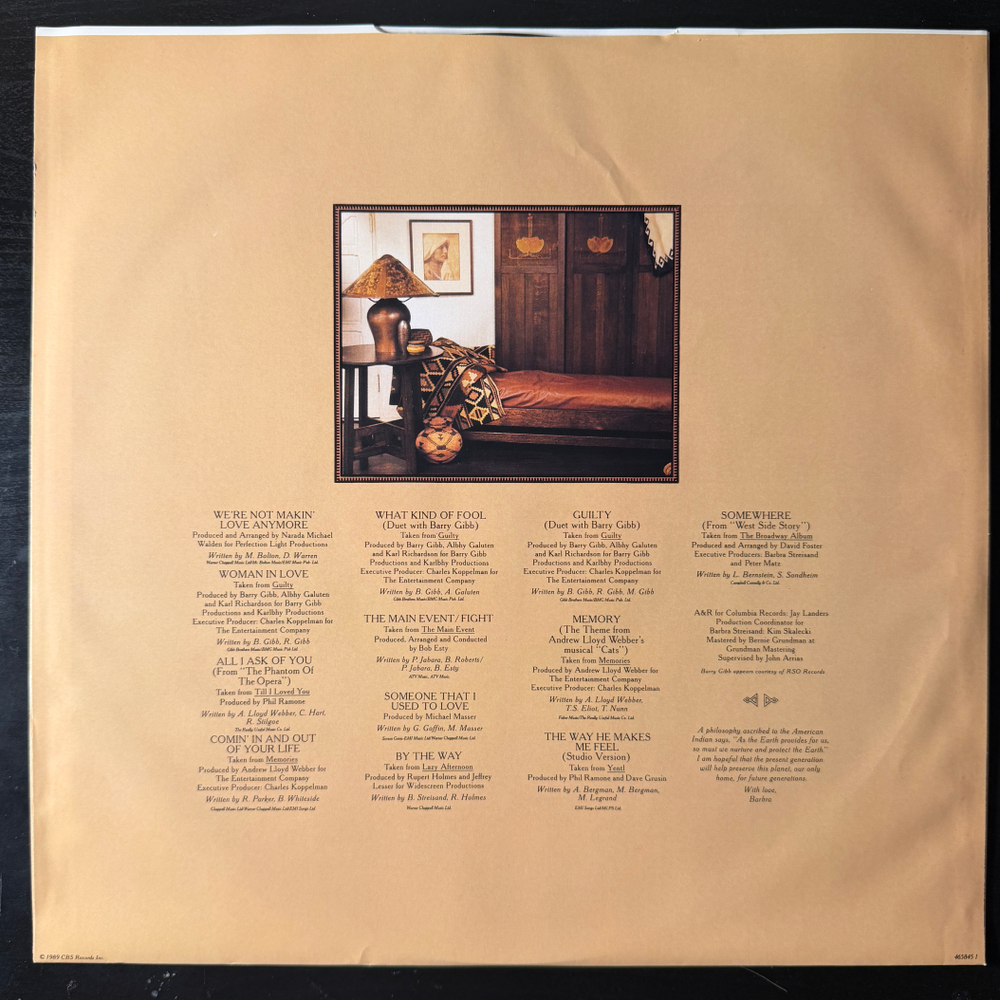 Barbra Streisand - A Collection Greatest Hits...And More (Англия 1989г.)