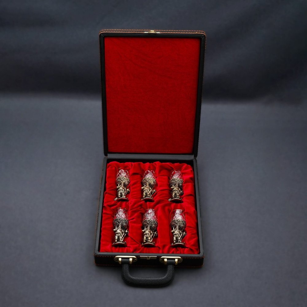 Подарочный набор стопок "Охотник" 6 шт.