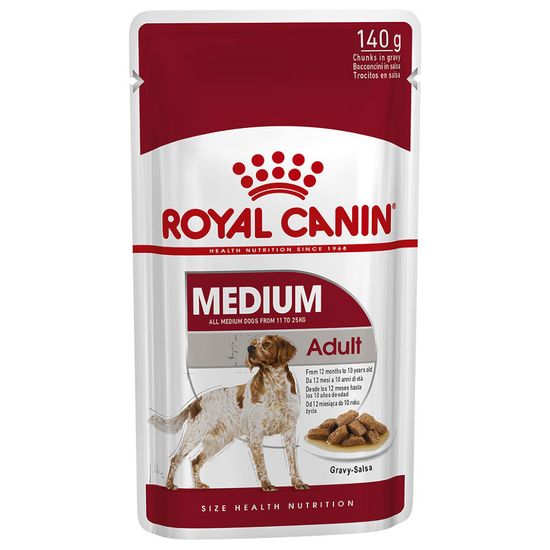 Royal Canin Medium Adult влажный корм для собак (в соусе) 140 гр