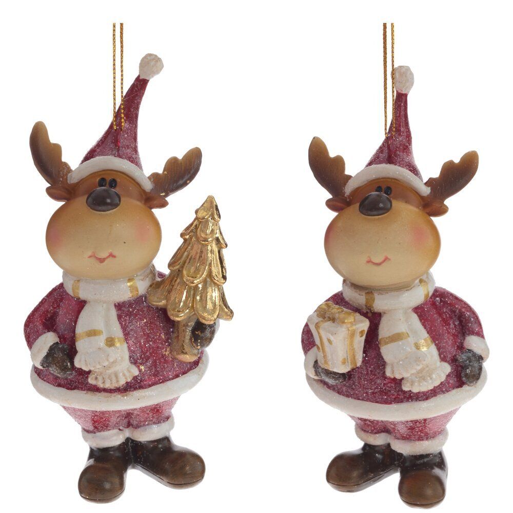 GAEM Изделие декоративное подвесное "Олень", L5,5 W4 H11 см, 2в.