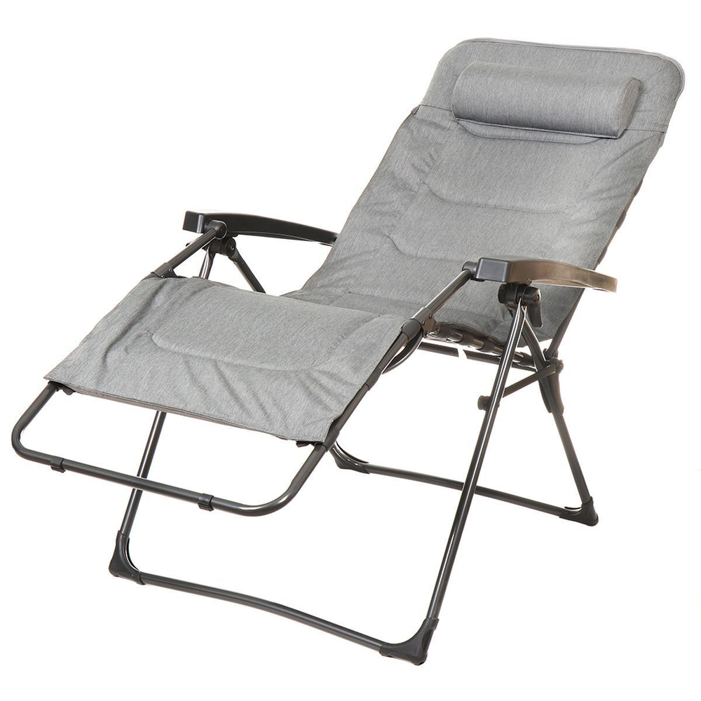 Шезлонг пляжный складной, металл, 121х54х56 см, 120 кг, 2 положения спинки, полиэстер, Green Days, RS-8013