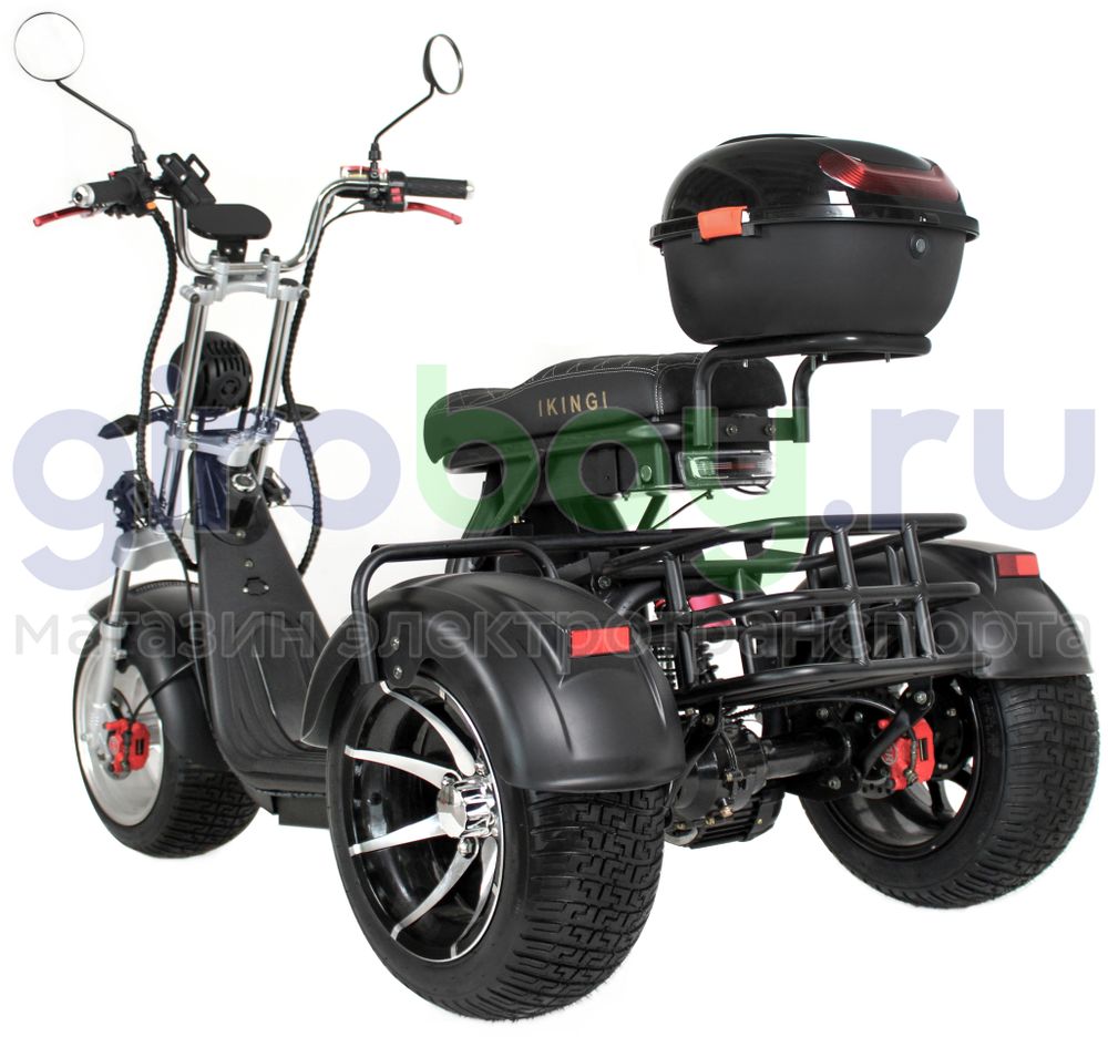 Электроскутер IKINGI X12 PRO TRIKE 3000W - Чёрный фото №6