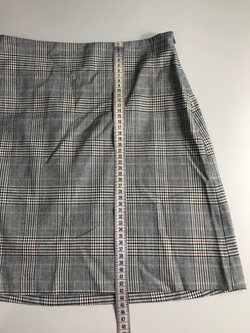 Юбка Benetton в клетку, маркировка 38, визуально на 44 размер