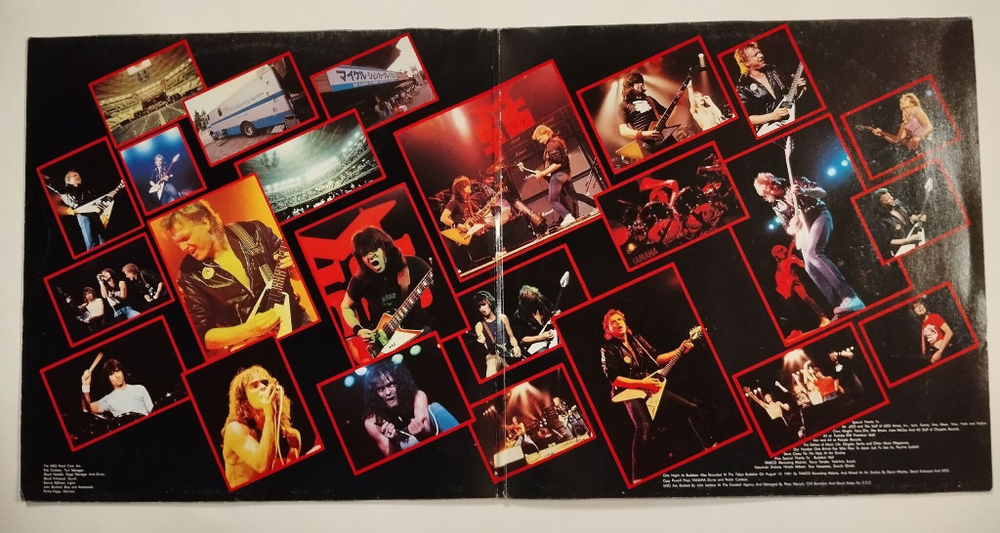 Винтажная виниловая пластинка LP The Michael Schenker Group One Night At Budokan (Germany 1982)