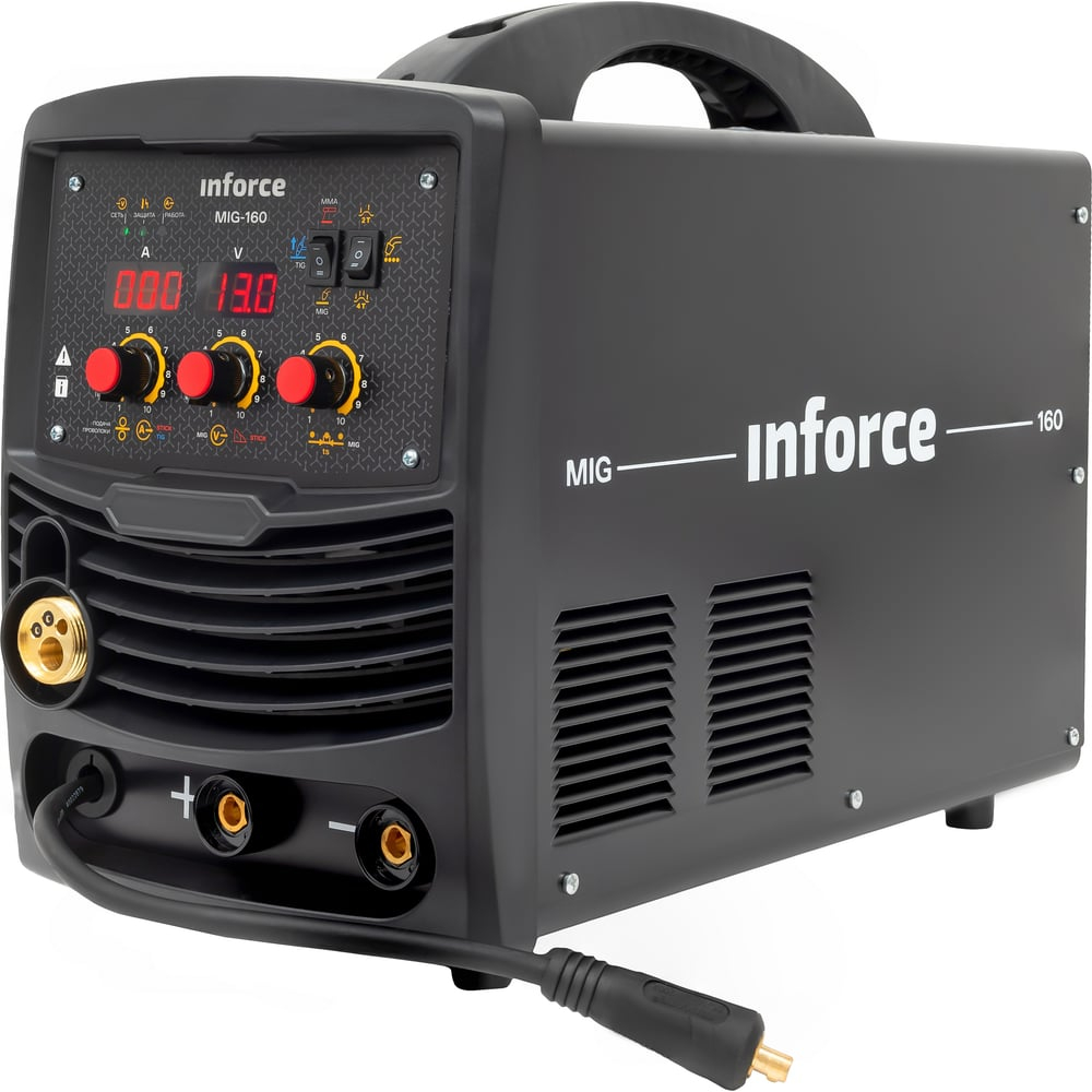 Сварочный полуавтомат-инвертор (160 A; EURO; ПВ 75%) Inforce MIG-160 04-08-01