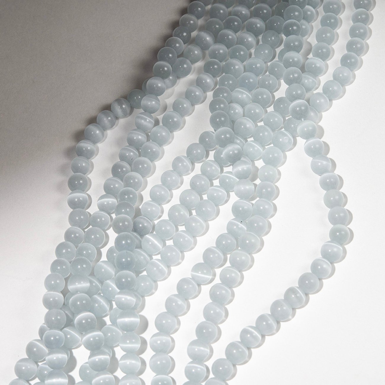 Селенит "Иней" (имитация), шар, 10мм