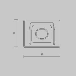 Комплект заглушек (для профиля 16×12) 10 шт., Maytoni ALM-005-W-EC 642023