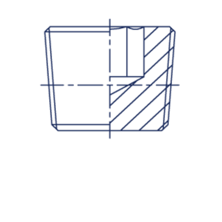 Заглушка BSPT 1/4