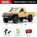 Радиоуправляемая машина MN MODEL, внедорожник Land Cruiser масштаб 1:12, 2,4 ГГц, RTR, 4WD - MN-82 Yellow