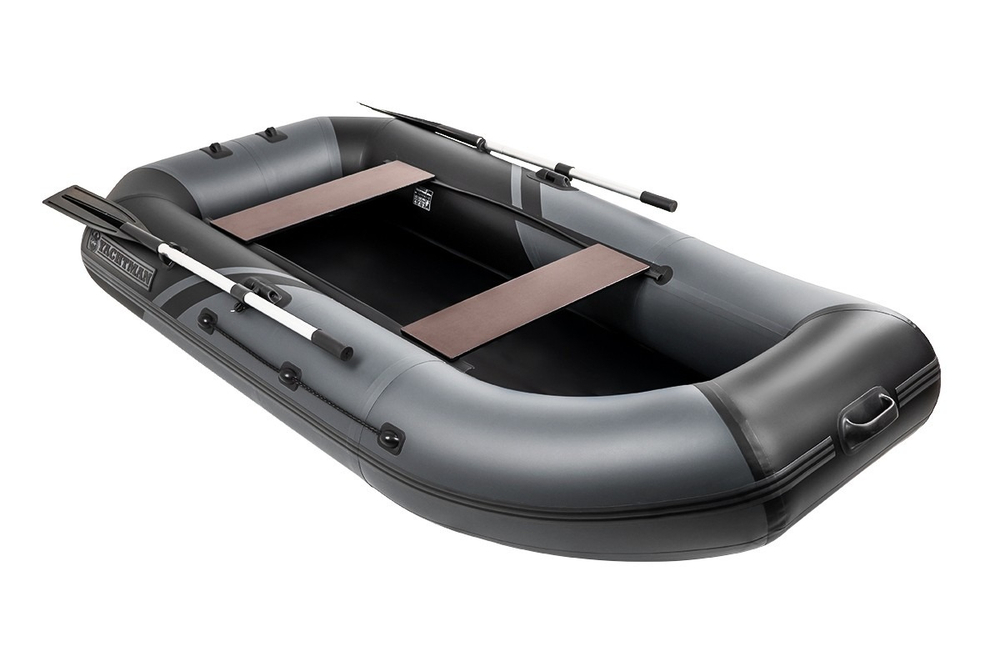 YACHTMAN-260 М (Яхтман) графит-черный (лодка ПВХ с усилением)