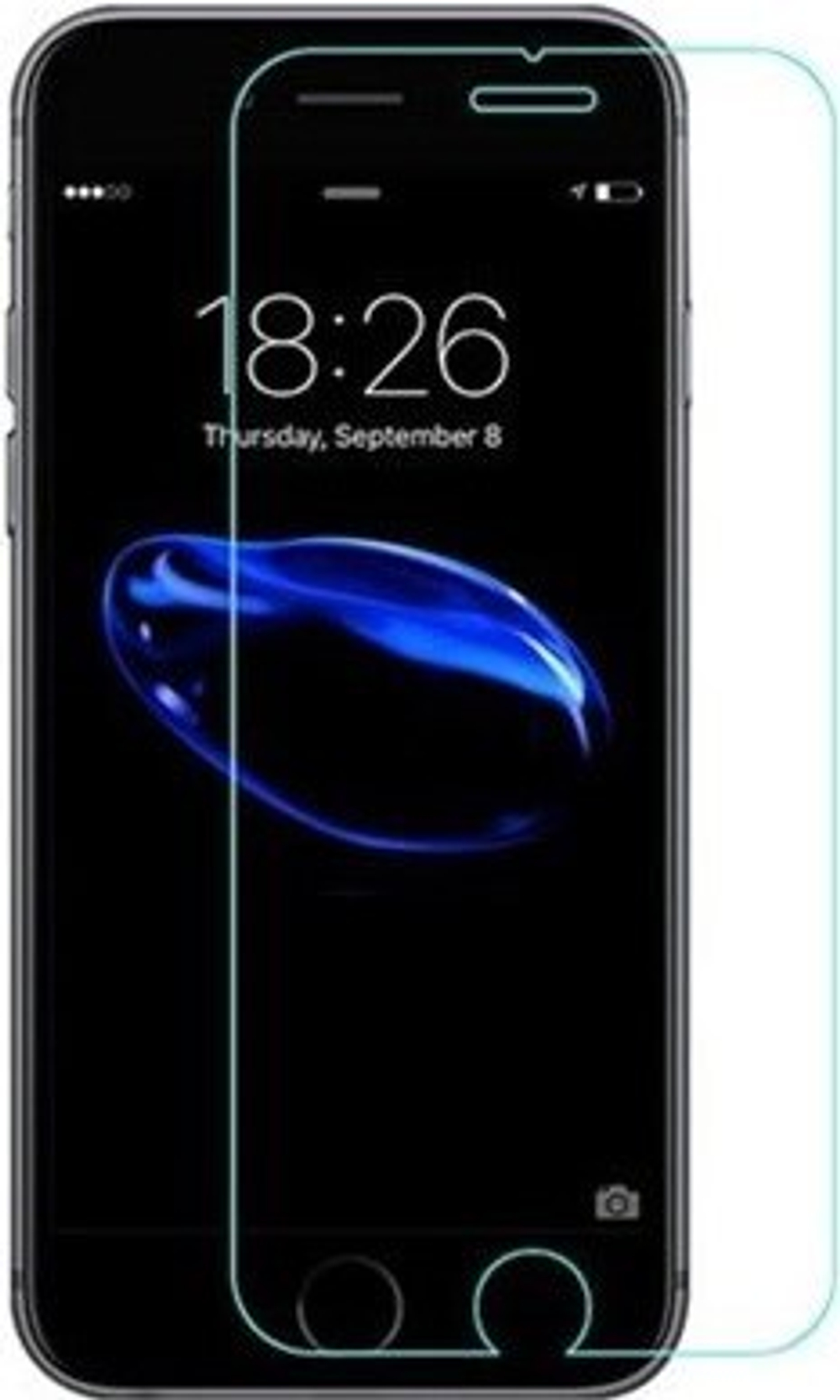 Защитное стекло iPhone 7+ Adpo (with camera hole)