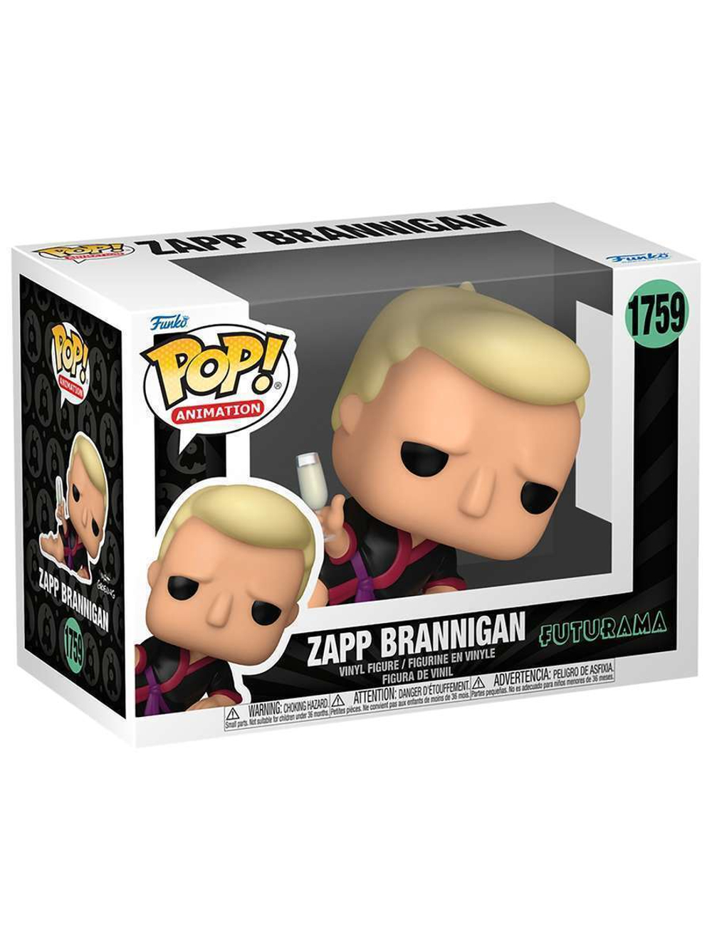 Фигурка Funko POP! Animation Futurama S4 Zapp Brannigan (1759) 80079