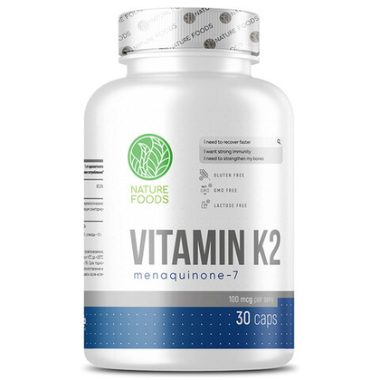 Nature Foods Vitamin K2 100 мкг. (60 капс.)