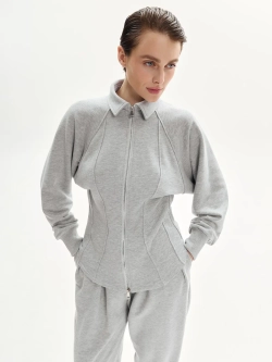 Олимпийка из футера DEW, серый