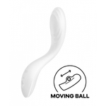 Вибратор с стимуляцией точки G Satisfyer Rrrolling Pleasure белый