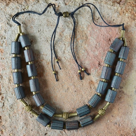 Ожерелье ЗОЛОТОЙ АЛТАЙ в 2 нити