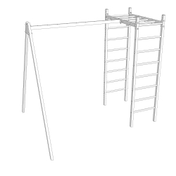 Монтаж уличного спортивно-игрового комплекса Sv Sport