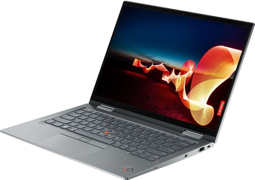 Ноутбук Lenovo ThinkPad X1 Yoga Gen 6 (20XY0032RT) 14;(1920x1080)IPS Cенсорный/ i5-1135G7(2.4ГГц)/ 8Гб/ 256Gb SSD/ Iris Xe Graphics/ нет DVD/ Win10 Pro/ Серый