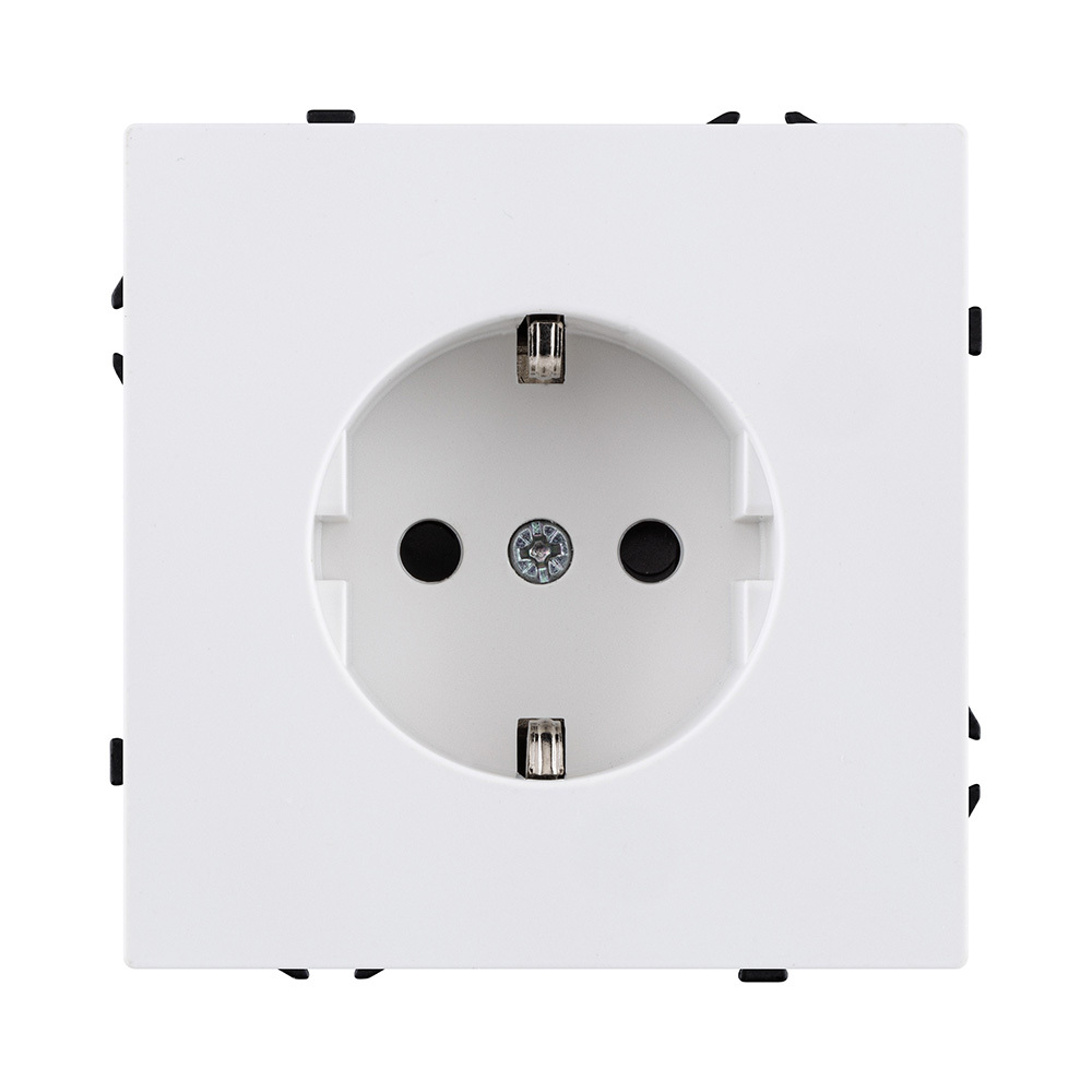 Розетка штепсельная SCHUKO 16A/250 В, белый матовый Kollinger Eclipse EC-014WH