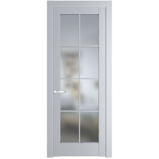 Межкомнатная дверь эмаль Profil Doors 4.1.2 (р.8) PD лайт грей стекло матовое