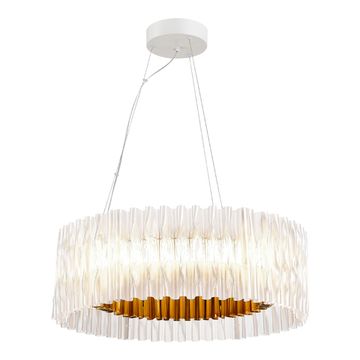 Светильник подвесной LED 64W SL6012.203.01 золотистый/прозрачный Nazare ST-Luce