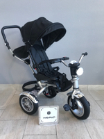 Детский трехколесный велосипед (2024) Farfello PL-09 (Черный/black)