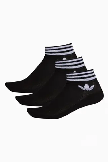 Носки adidas Trefoil Ankle 3 Pairs - черный