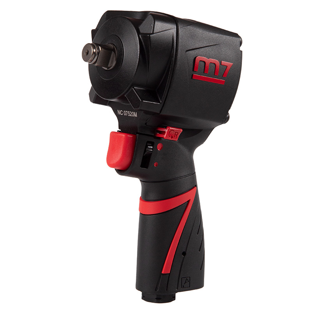 MIGHTY SEVEN (NC-4670Q) Гайковерт пневматический ударный 1/2", 884 Нм, укороченный