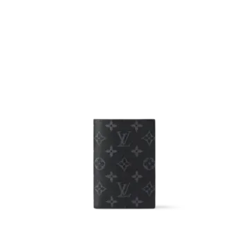 Обложка для паспорта Louis Vuitton Monogram Eclipse