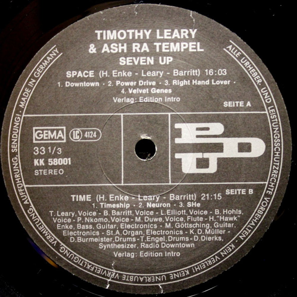 Timothy Leary & Ash Ra Tempel / Seven Up (LP)