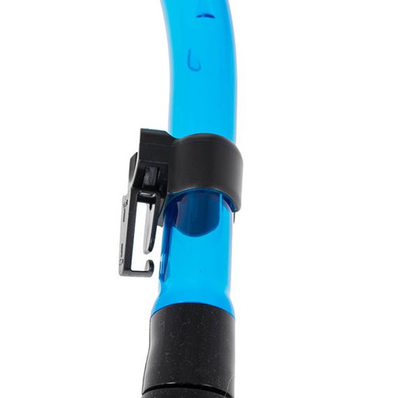 Трубка Marlin Flash T.Blue Прямая гофра