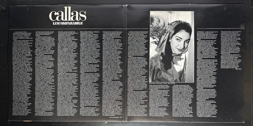 Maria Callas ‎– L'Incomparabile Vol. 4 2LP (Италия 1984г.)