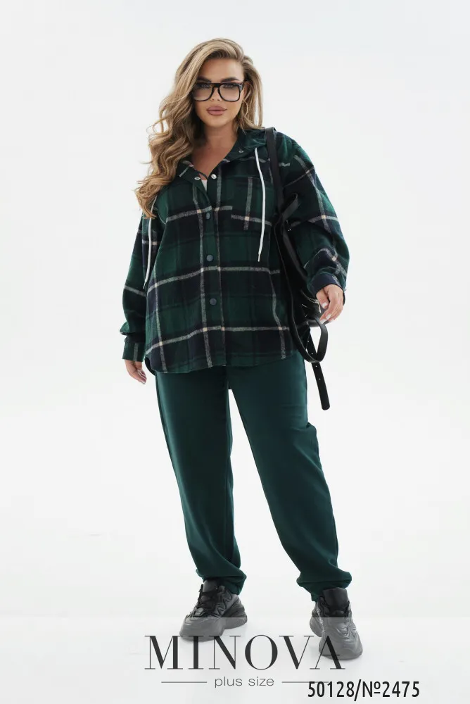 Костюм 2475-темно-зеленый Minova