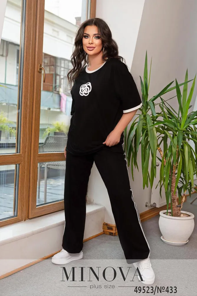 Костюм 433-черный Minova