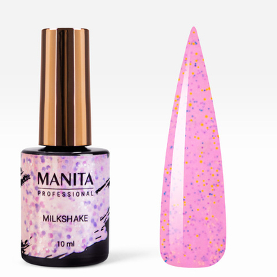 Manita Professional Milkshake Гель-лак с цветными вкраплениями 07, 10мл