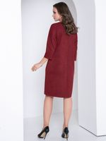 Платье Стильный вельвет(бордо) Diolche