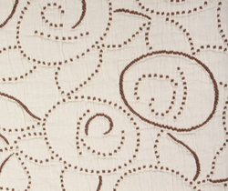 Элитное покрывало Milano коричневое от Luxberry рисунок