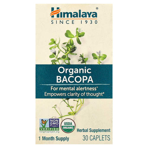 Himalaya, Органическая бакопа, 30 капсул