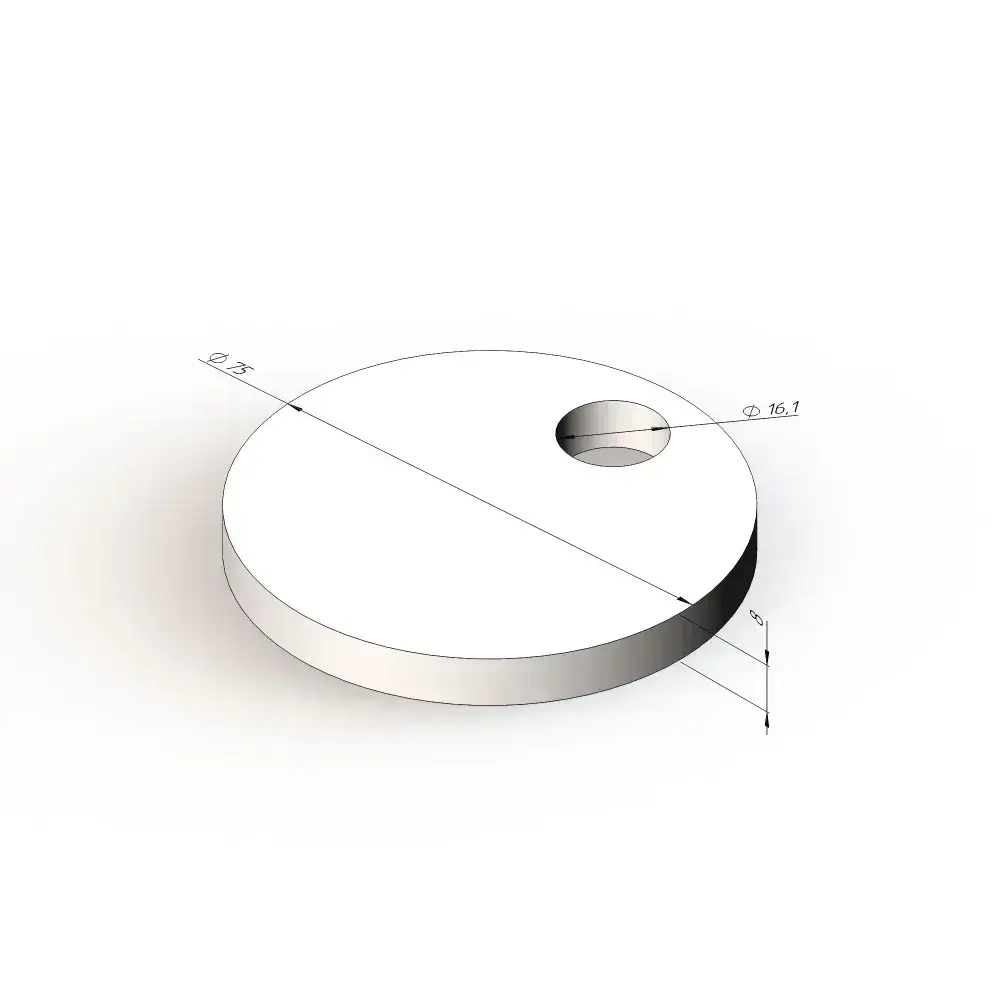Эксцентрик 75*8мм, 2шт, для сварочного, сборочного, монтажного стола. Оснастка для станка