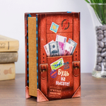117401 Сейф книга кожа "Денег много не бывает"