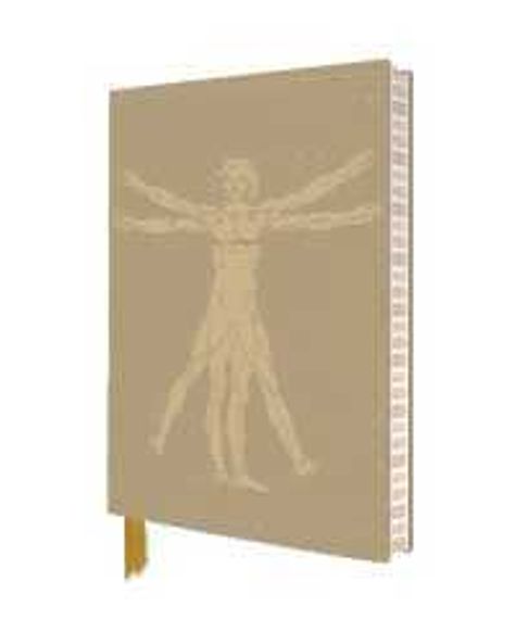 Bloknot \ Блокнот \ Notebook  Da Vinci: Vitruvian Man Artisan Art Notebook (Flame Tree Journals)